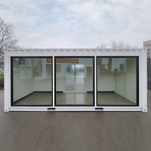 20FT HIGH CUBE GLASS OFFICE CONTAINER