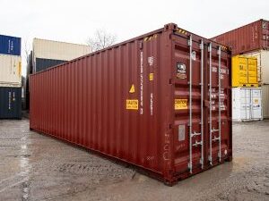 40FT HIGH CUBE ONE STRIP SHIPPING CONTAINER
