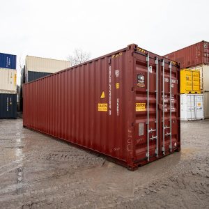 40FT HIGH CUBE ONE STRIP SHIPPING CONTAINER