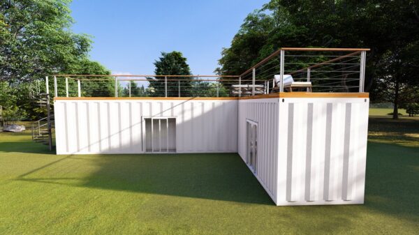 60FT HOME CONTAINER FOR SALE WITH LOFT