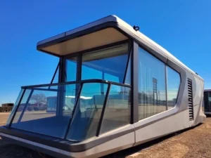 SPACE Tiny Home Capsule with FULL BATH, Futuristic Modern Space Tiny Home