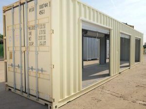 40FT HIGH CUBE 6 ROLLUP DOORS CONTAINER